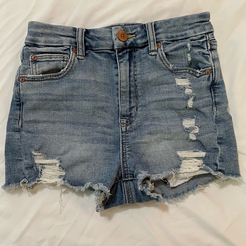 American Eagle Super Stretch Jean Shorts Size 0